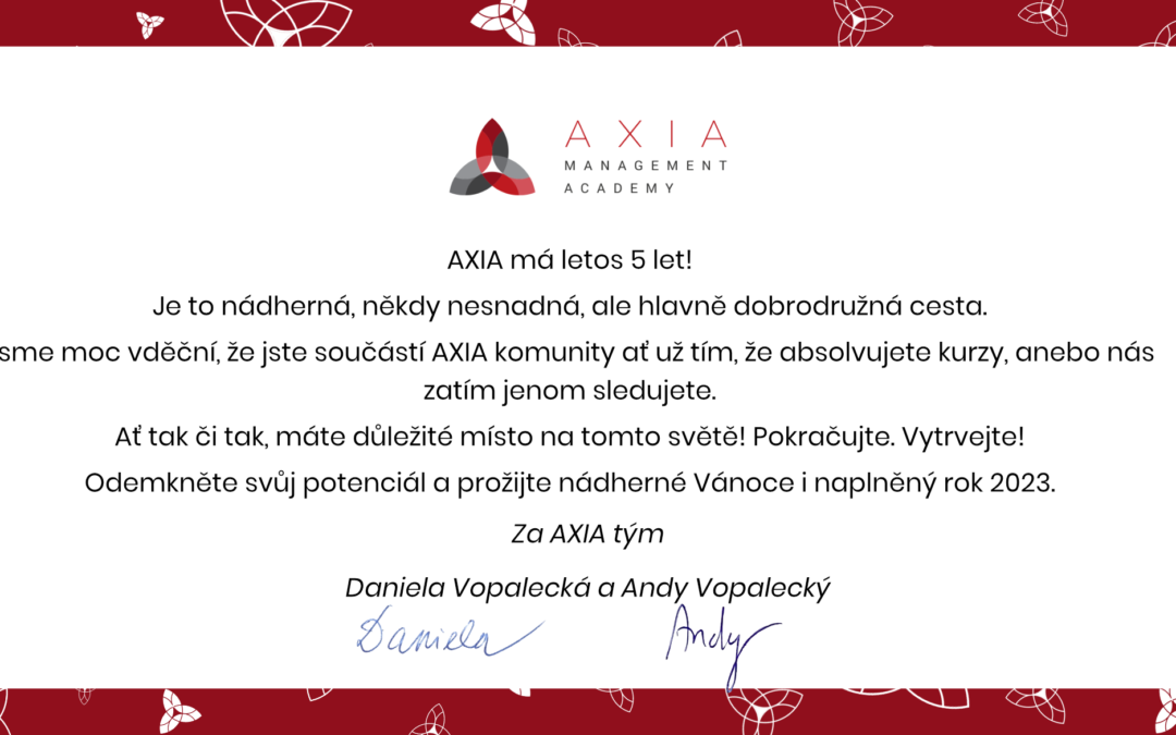 Vánoční přání od AXIA